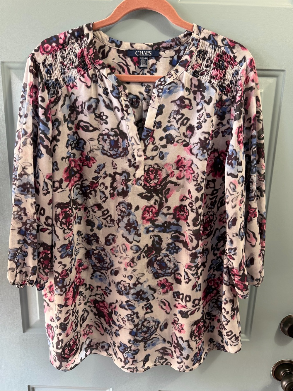Chaps blouse size 1X